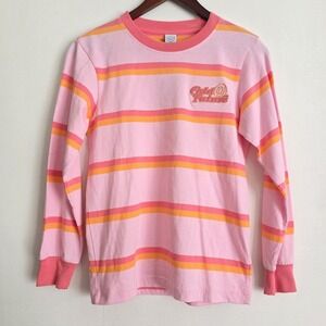 NWT Odd Future Size Small Pink & Orange Stripe Long Sleeve T-Shirt Zumiez
